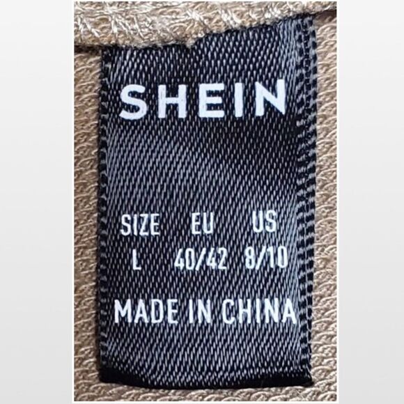 Large Tan Cropped Long Sleeve Hoodie Zip Up Top - Picture 8 of 11